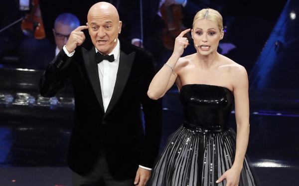 Claudio Bisio e Michelle Hunziker