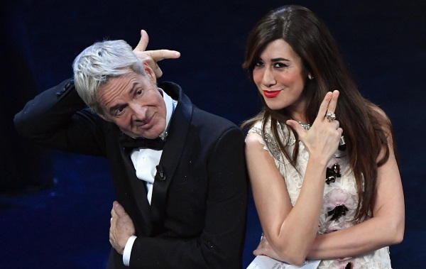 Claudio Baglioni e Virginia Raffaele