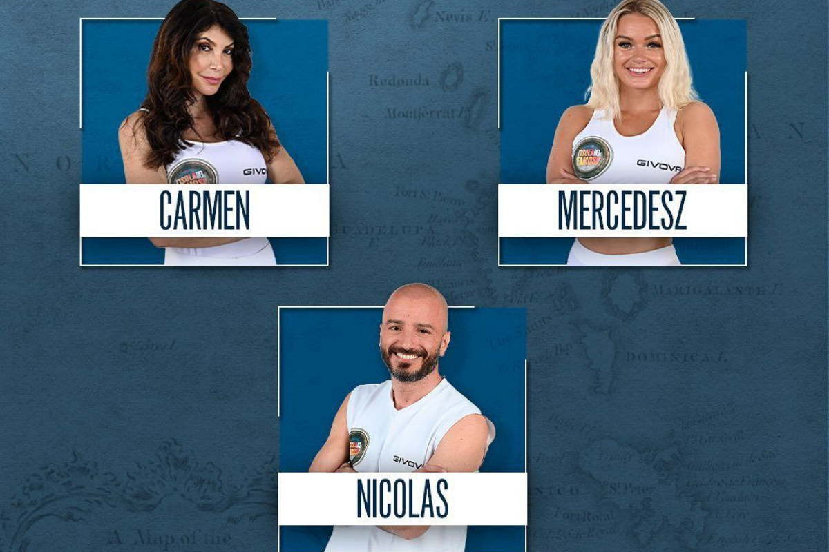 isola dei famosi 2022 primo finalista nicolas carmen mercedesz