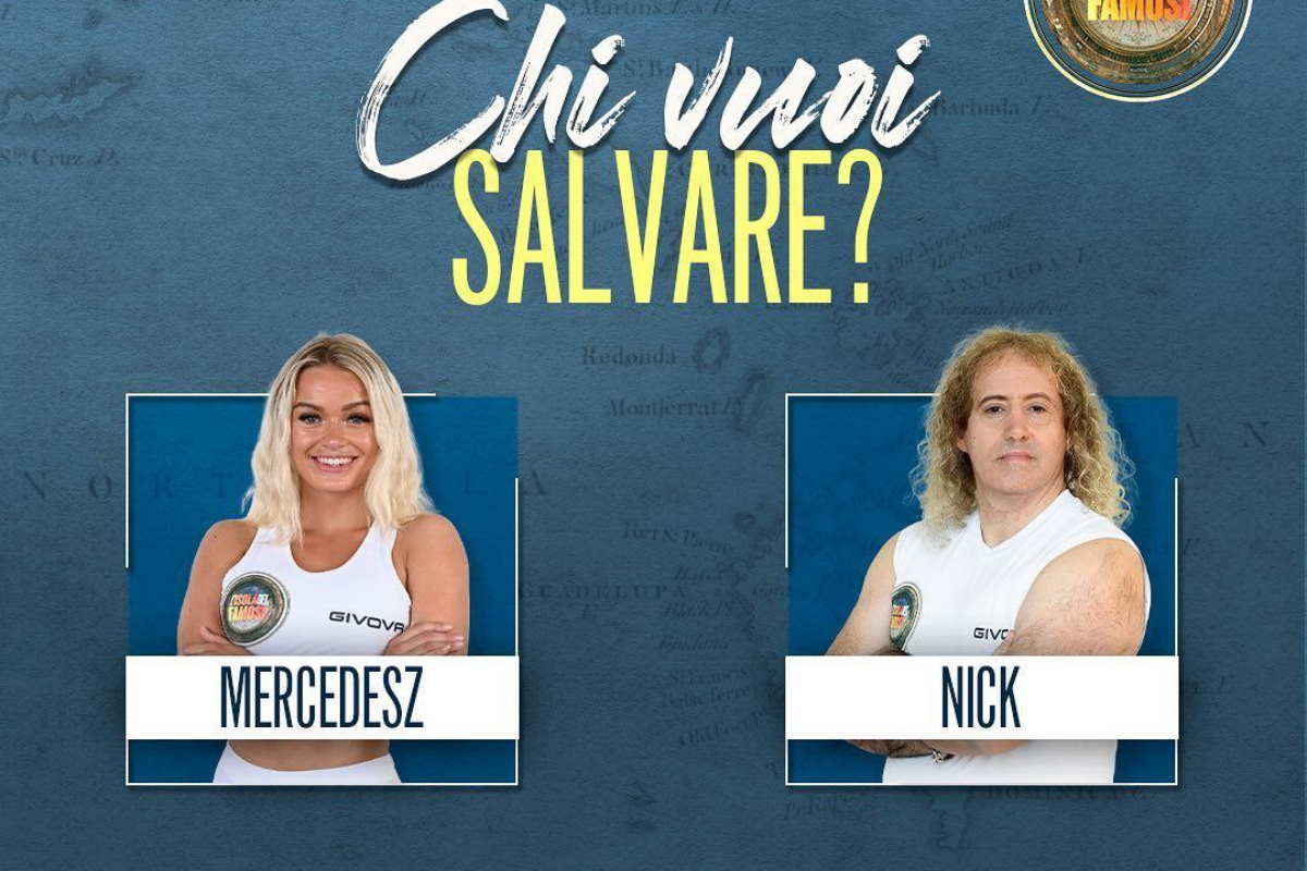 isola dei famosi eliminati mercedesz nick